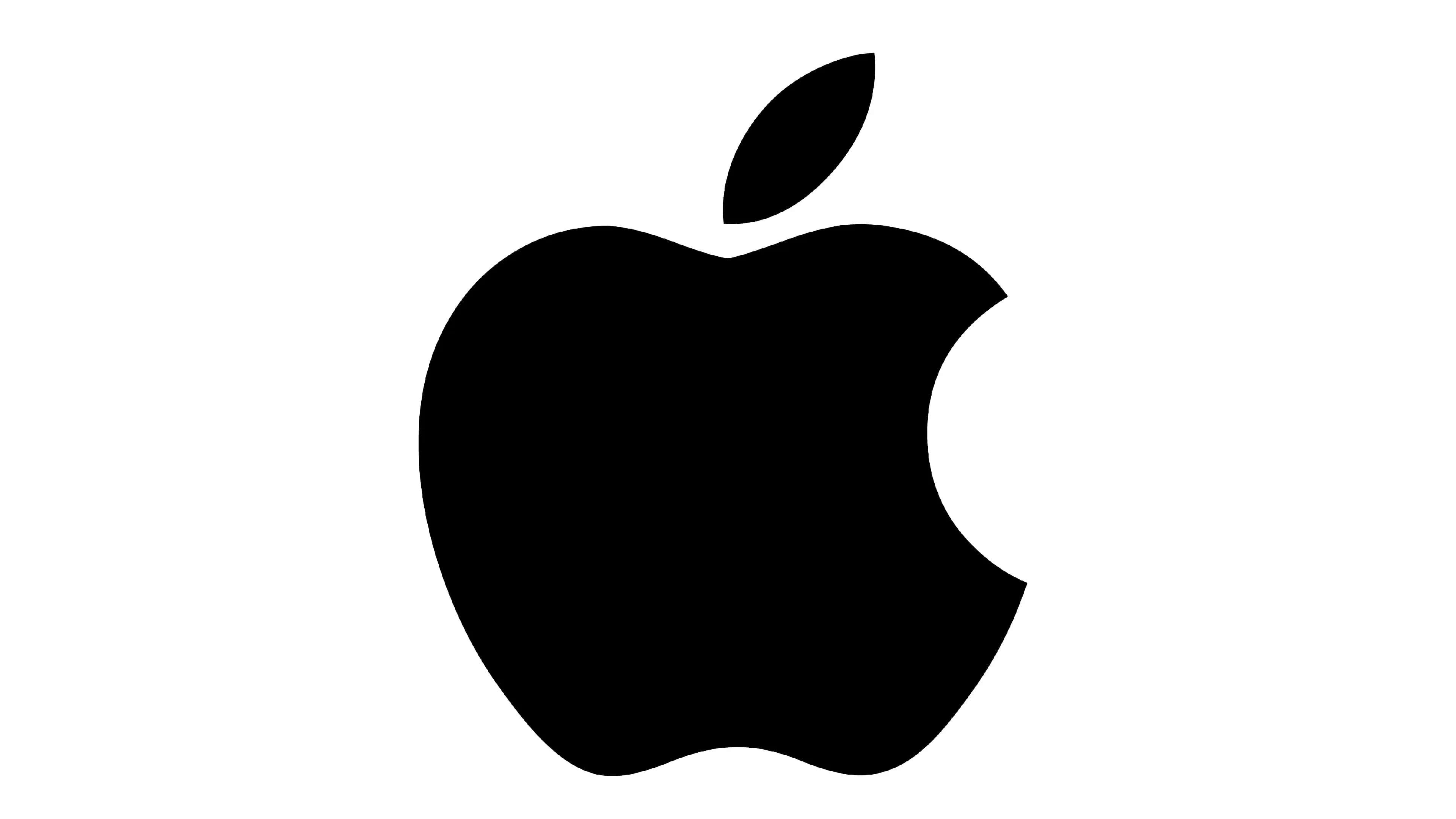 minimalistic apple logo