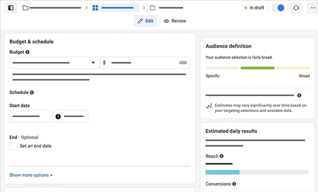 Audience Targeting screenshot